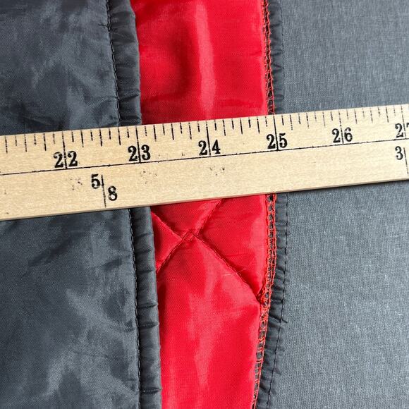 Northwest Quilted Vest Jacket Mens Size Large Black Zip Up Employee Pockets Work - Picture 11 of 12